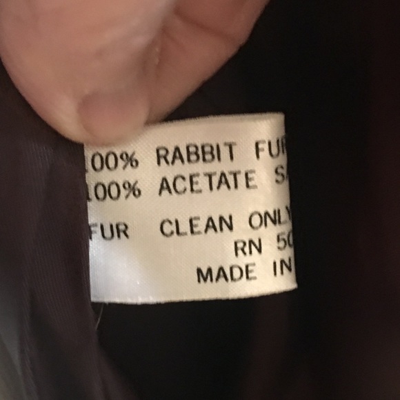 Vintage Full Length Real Rabbit Fur Coat - Picture 3 of 6